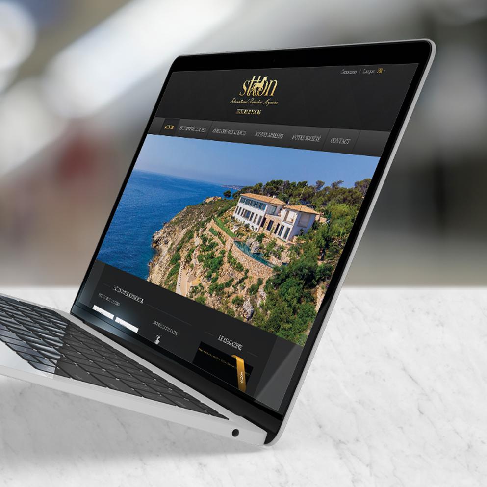 Design de site web responsive pour agence immobilière à Monaco et France