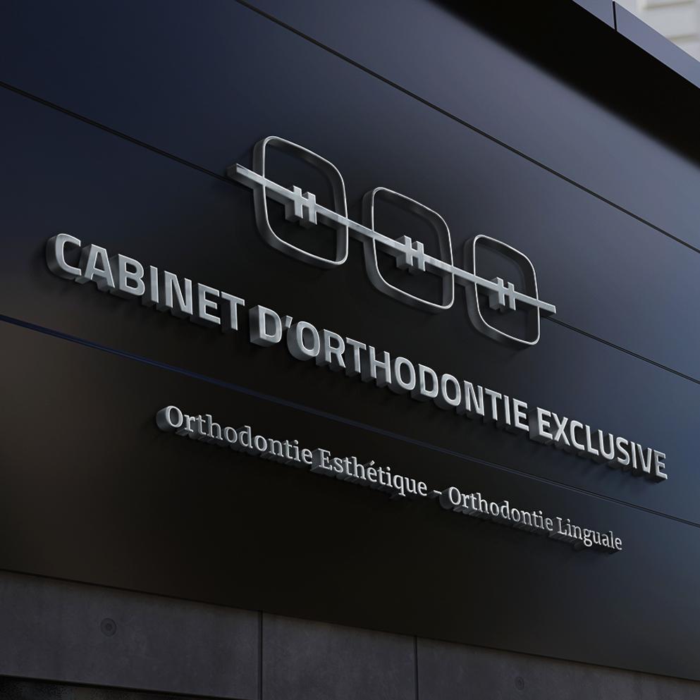 Création de panneau d'affichage pour cabinet d'orthodontie esthétique