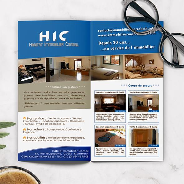 HIC :  Identité visuelle, Branding design, Image de marque, Création graphique, Panneaux, PAO, ...