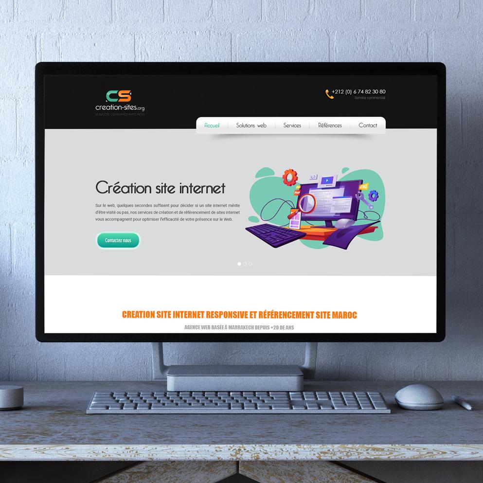 Conception de site internet responsive pour agence de communication publicitaire