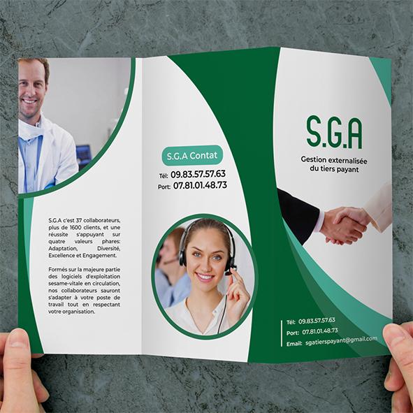 S.G.A : Infographie, Catalogue, Travaux d'impression, Brochure, Branding design, Graphisme éditorial, ...