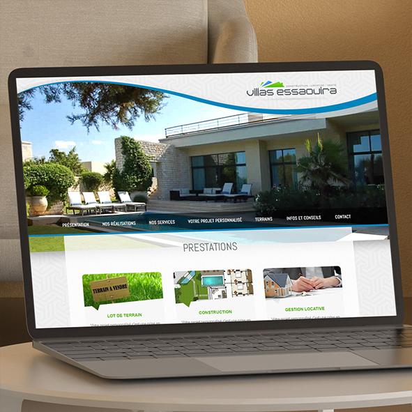 Villas Essaouira : Web design, Branding, Maquette, Logotype, Charte graphique, Enseigne, Site web, ...