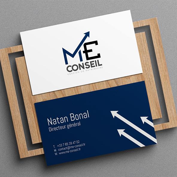 ME Conseil : Travaux d'impression, Brochure, Logotype, Agenda, Carte de visite, Graphisme éditorial, Branding, ...