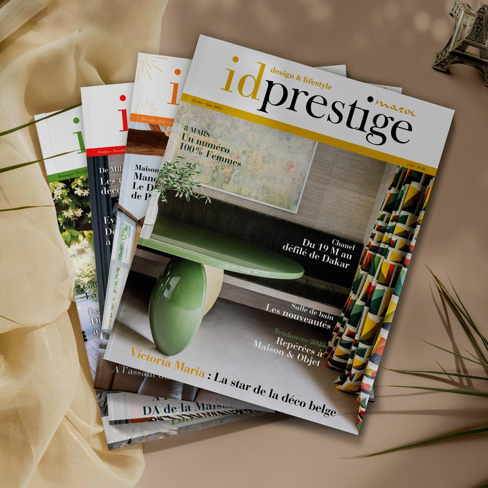 Création de magazine pour entreprise spécialiste en design & lifestyle de luxe au Maroc