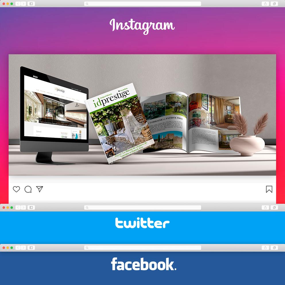 Conception de couverture pour réseaux sociaux facebook, twitter, Instagram